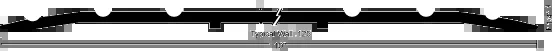 84″ Mill Aluminum Saddle Threshold – NGP Weatherstripping