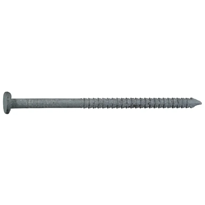 8d 2-1/2″ Hot Dip Galvanized Steel Ring Deck Checkered Flat Head Nails