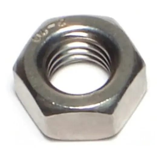 8mm-1.25 A2-70 Stainless Steel Coarse Thread Hex Nuts