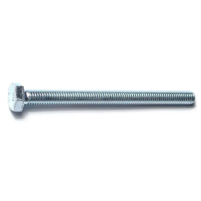 8mm-1.25 x 100mm Zinc Plated Class 8.8 Steel Coarse Full Thread Hex Bolts