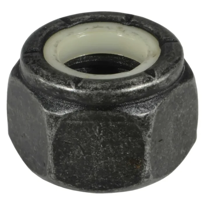 9/16″-12 Black Phosphate Grade 2 Steel Coarse Thread Nylon Insert Lock Nuts