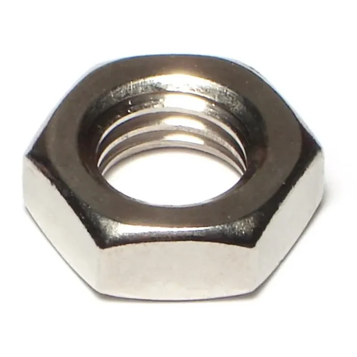 9/16″-12 x 1″ 18-8 Stainless Steel Coarse Thread Jam Nuts