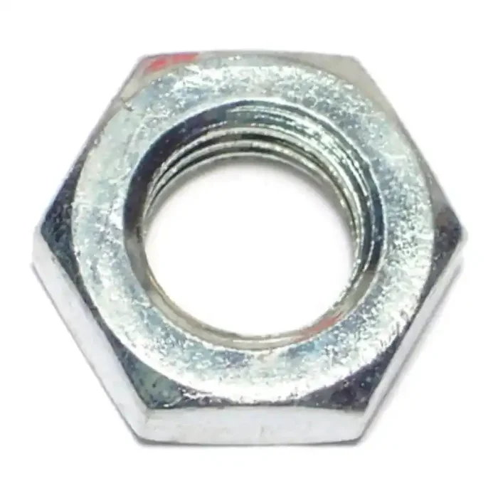 9/16″-12 x 1″ Zinc Plated Steel Coarse Thread Hex Jam Nuts