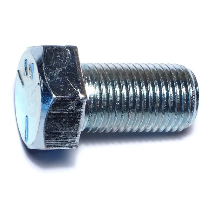 9/16″-18 x 1″ Zinc Plated Grade 5 Steel Fine Thread Hex Cap Screws