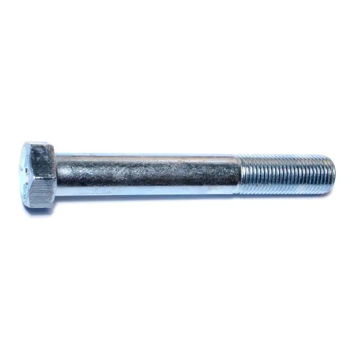 9/16″-18 x 4″ Zinc Plated Grade 5 Steel Fine Thread Hex Cap Screws