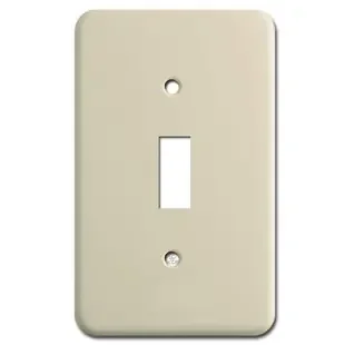 9/16‘‘ Deep 1 Toggle Switch Light Plate – Ivory