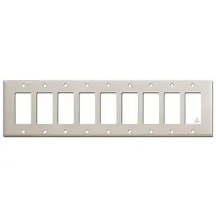 9 GFCI Decor Rocker Outlet Covers – Light Almond
