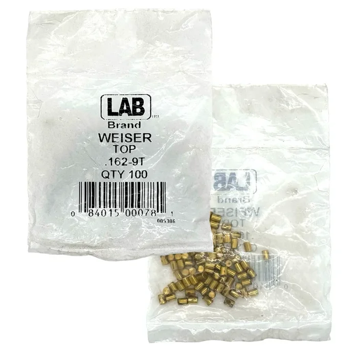9 Weiser Master Pin .162 – Polybag of 100 Pins by Lab Security Systems