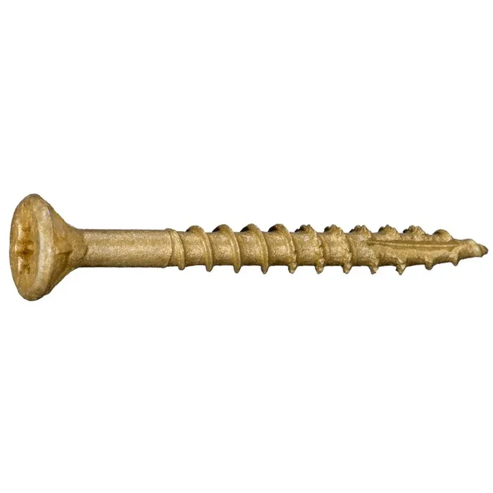 9 x 1-3/4″ Star Drive Tan Pan Deck Saberdrive Screws 1 lb. Tub (116 pcs.)