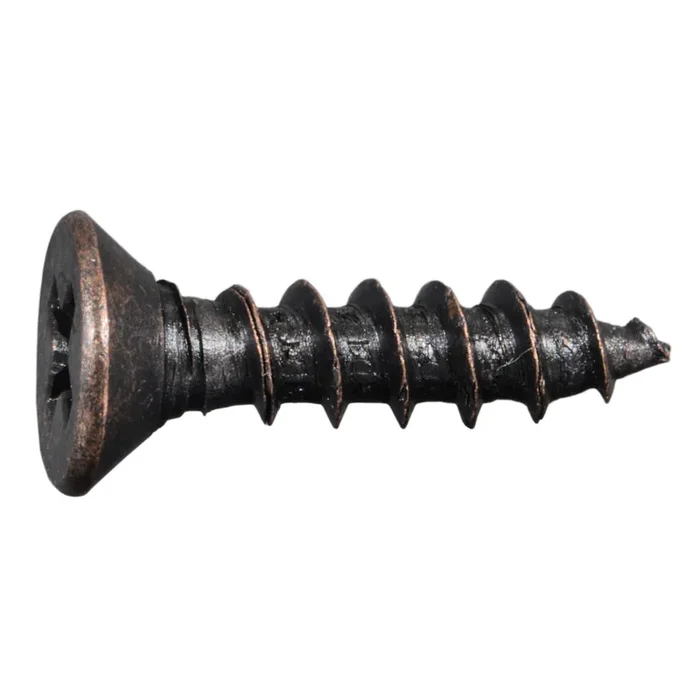 9 x 3/4″ Oiled Bronze Phillips Flat Head Hinge Screws