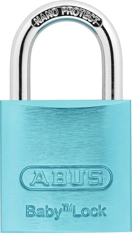 ABUS Padlock aluminium 645TI/30 Baby™Lock light blue