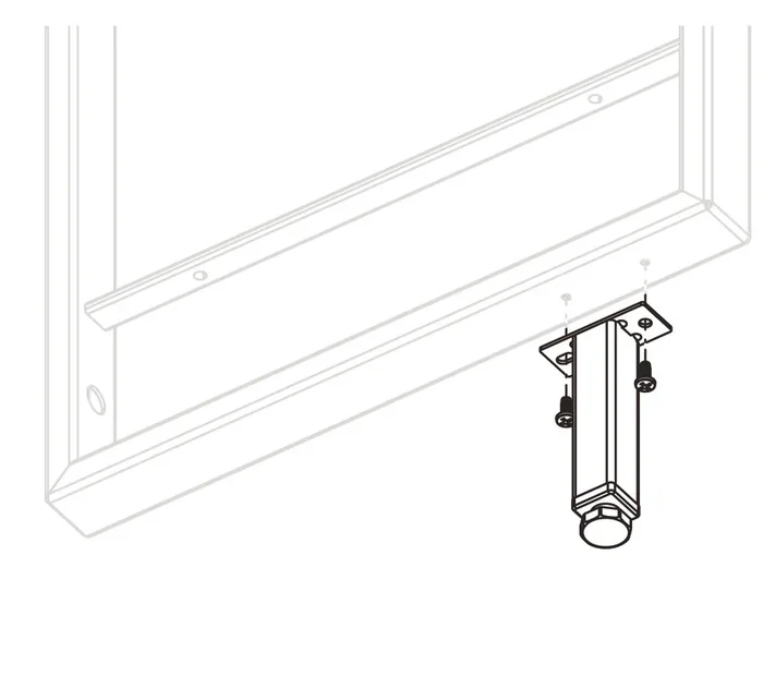 Adjustable Foot for YouK Shelf System by Hafele
