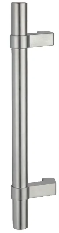 Adjustable Offset BTB Pulls – 18in Overall, 1-3/4in Thick Door, Black Anodized Aluminum