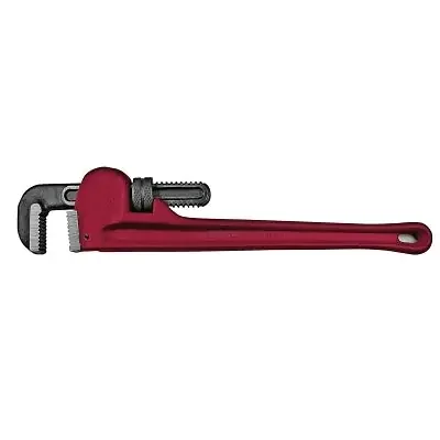 Adjustable Pipe Wrench, 15° Head Angle, Drop Forged Steel Jaw, 18 in