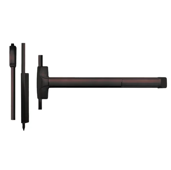 Advantex Fire/Wind Rated High Security SVR Exit Only Device – 48in Dark Bronze