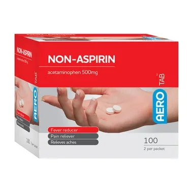 AERO AEROTAB Non-Aspirin Tablets 100/box – ATNA100