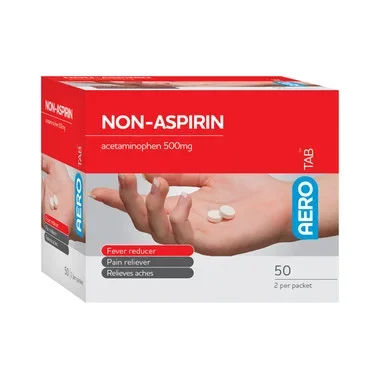AERO AEROTAB Non-Aspirin Tablets 50/box – ATNA50