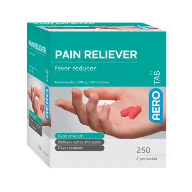 AERO AEROTAB Pain Reliever Tablets 250/box – ATPR250