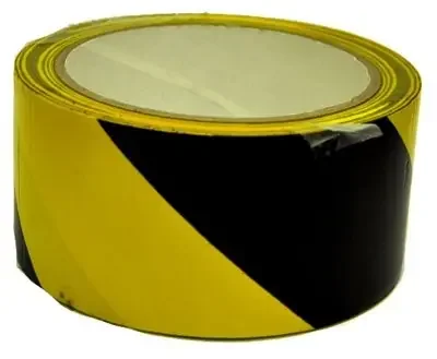 Aisle Marking tape Blk/Yel