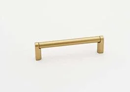 Alno Alta Moda 3″ (76mm) Center to Center, Overall Length 3-15/32″ (88mm) Champagne Cabinet Pull/Handle