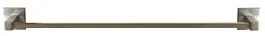 Alno Contemporary Series 24″ (610mm) Center to Center 25-7/8″ (657mm) Length Single Towel Bar 2-1/4″ (57mm) Projection in Satin Nickel Finish