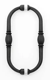 Alno Tuscany 8″ (203mm) Center to Center, 8-3/4″ (222mm) Overall Length Back to Back Glass Door Pull, Barcelona