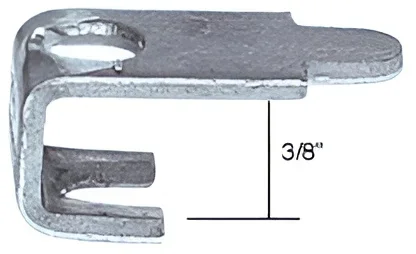 Aluminum 3/8″ Casement Screen Clips – Bulk by C.R. Laurence