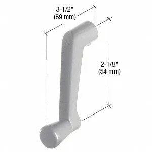 Aluminum Window Operator Handle with 11/32″ Spline Size by C.R. Laurence