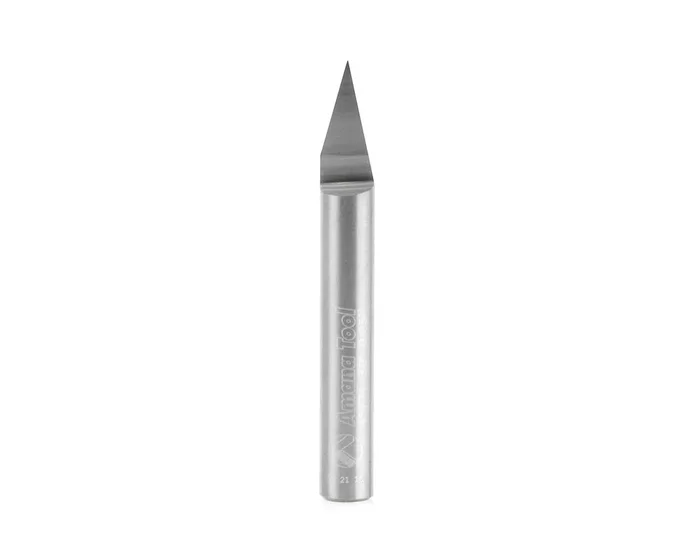 Amana Solid Carbide 30 Degree Engraving 0.005 Tip Width x 1/4 Inch Shank Signmaking 45771