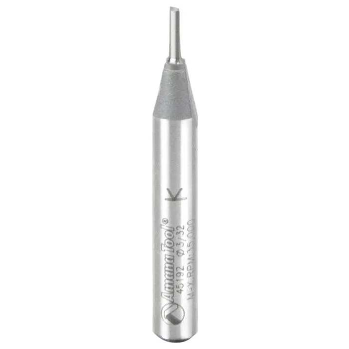 Amana Tool 45192 3/32″ Solid Carbide Straight Plunge High Production Router Bit