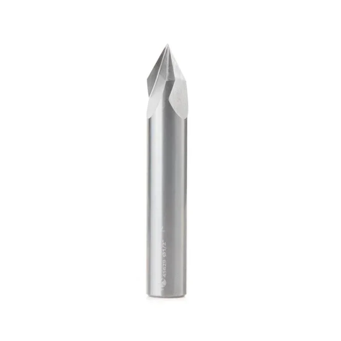 Amana Tool 45629 1/2″ Solid Carbide V-Groove Router Bit