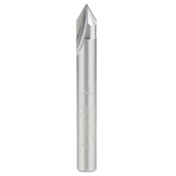 Amana Tool 45782 1/4″ Solid Carbide V Groove Engraving Router Bit