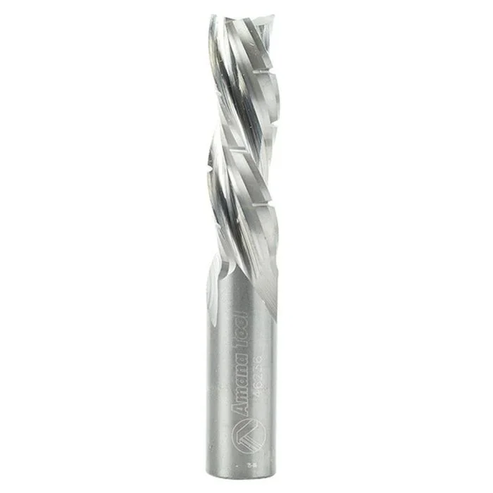 Amana Tool 46236 5/8″ CNC Solid Carbide Spiral Flute Down-Cut Router Bit with Chipbreaker