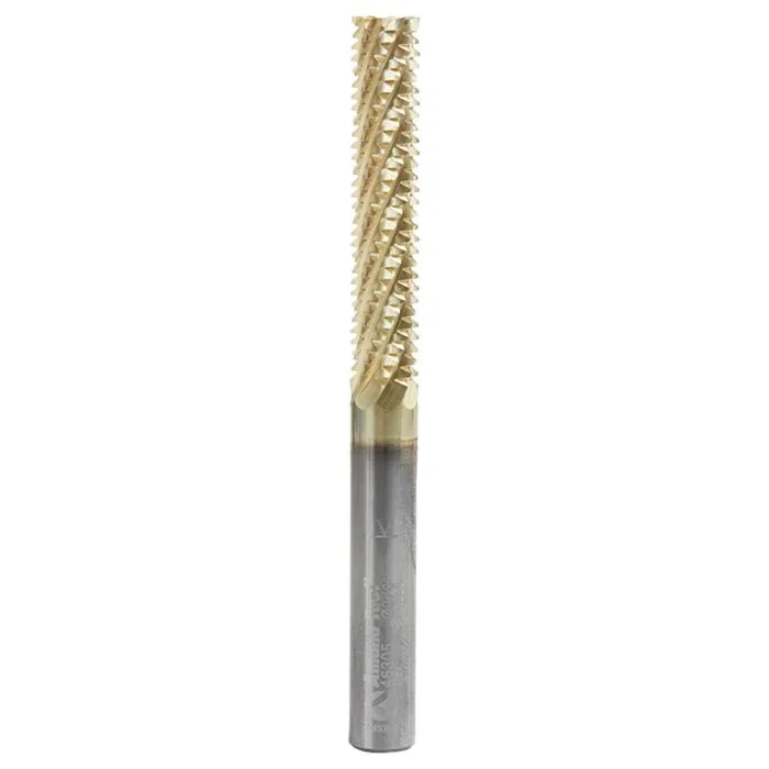 Amana Tool 46305 3/8″ CNC Solid Carbide ZrN Coated Honeycomb Cutting Hogger Router Bit