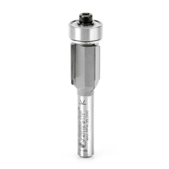 Amana Tool 47116 1/2″ x 2″ Carbide Tipped Flush Trim Router Bit