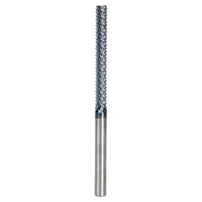 Amana Tool 48054-B 1/4″ High Performance AlTiN Coated Burr End Router Bit