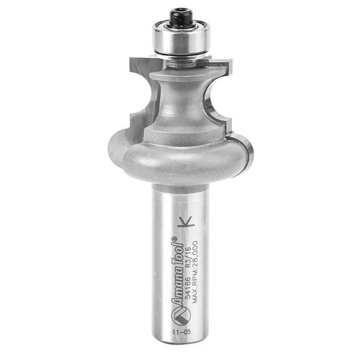 Amana Tool 54186 1-1/4″ Carbide Tipped Matched Bead Router Bit