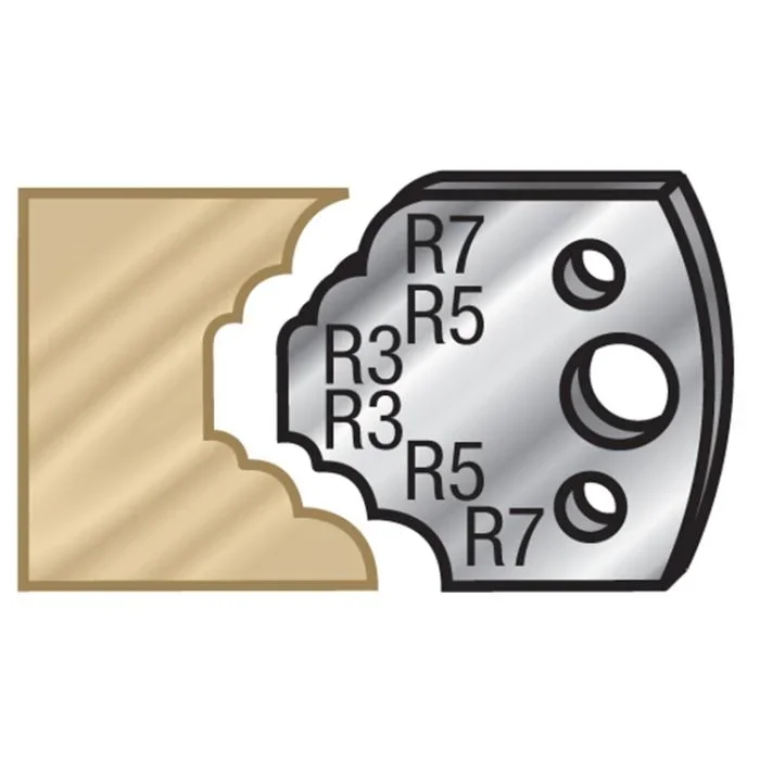 Amana Tool 64F021 40mm Pair of Steel Insert Knife