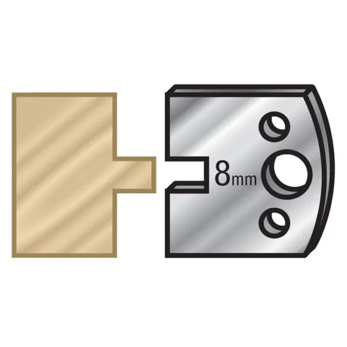 Amana Tool 64F095 40mm Pair of Steel Insert Knife