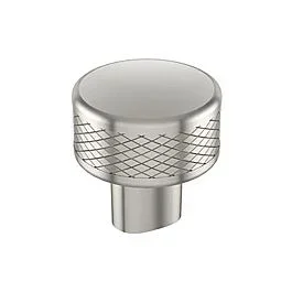 Amerock Bronx Contemporary Style Round Knob 1-1/4″ (32mm) Diameter in Satin Nickel