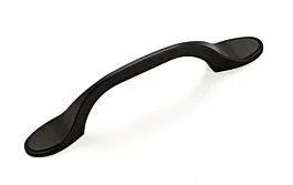 Amerock Ravino Pull 3″ (76mm) Center to Center, 5″ (127mm) Length, Matte Black Cabinet Pull / Handle