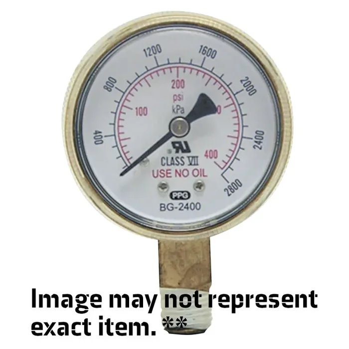 Anchor Replacement Gauge 2″, 4000psi, Brass