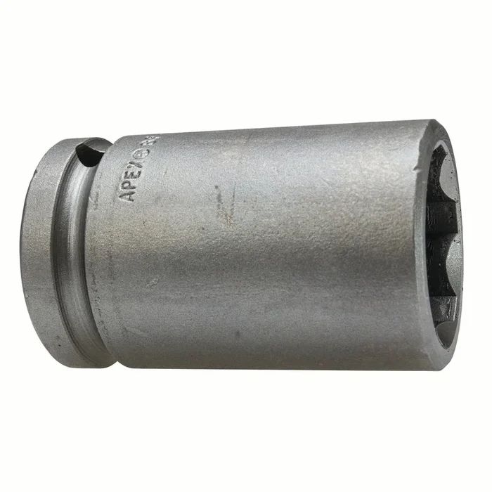 Apex SF-24MM25 | Metric Hex | 6-Point | Surface Drive | Long Length | 1/2″ Square Drive | 24 mm Power Socket
