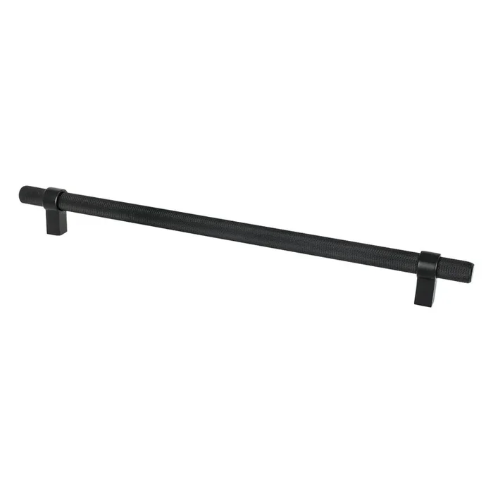 ApplPull 12 Radial Reign Matte Black Cabinet Knob by BERENSON
