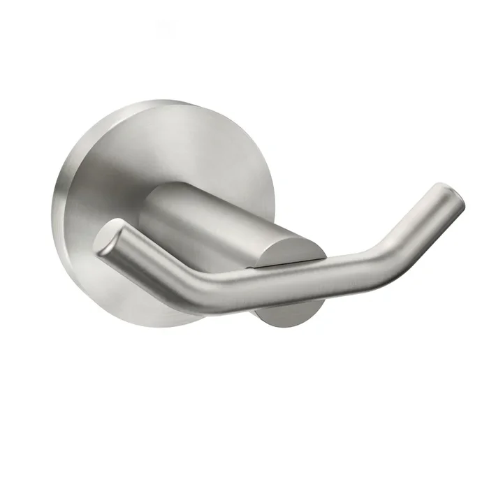 Arlys Double Robe Hook – Brushed Nickel Finish by Moen