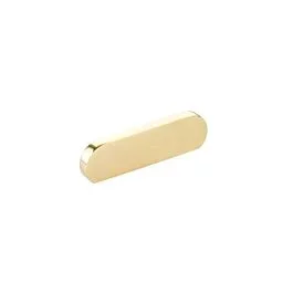 Armadio 6-5/16″ (160mm) or 7-9/16″ (192mm) Center to Center, Overall Length 9-15/32″ (240.5mm) mm Signature Satin Brass Arched Cabinet Pull/ Handle