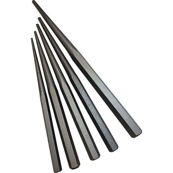ATD Tools PLT99800 5-PC LONG TAPER PUNCH SET, 1/8″ TO 1/4″
