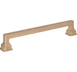 Atlas Homewares Ericka Style 6-5/16″ (160mm) Center to Center, Overall Length 7-1/8″ (181mm) Warm Brass, Cabinet Pull/Handle