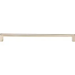 Atlas Homewares Para Collection 12″ (305mm) Center to Center, Overall Length 12-1/2″ (318mm) Polished Nickel Pull/ Handle