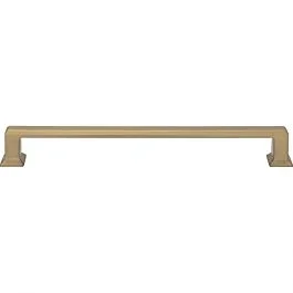 Atlas Homewares Sweetbriar Lane 7-9/16″ (192mm) Center to Center, Overall Length 8-5/16″ (211mm), Warm Brass Cabinet Hardware Pull / Handle